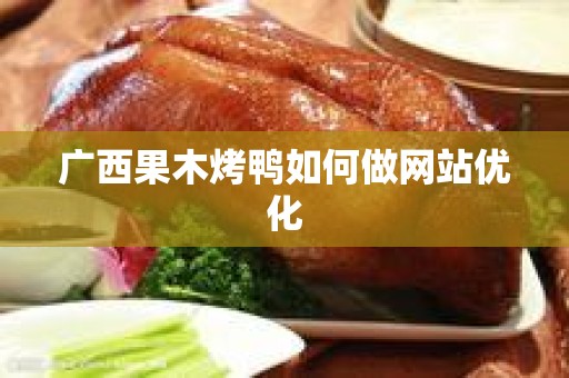广西果木烤鸭如何做网站优化