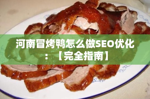 河南冒烤鸭怎么做SEO优化：【完全指南】