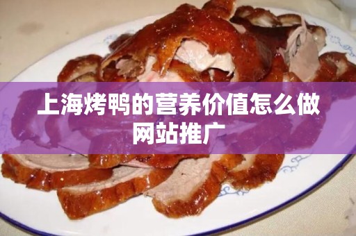 上海烤鸭的营养价值怎么做网站推广