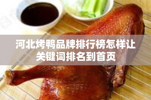 河北烤鸭品牌排行榜怎样让关键词排名到首页