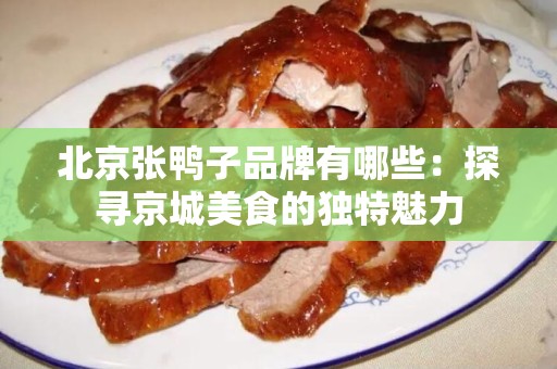 北京张鸭子品牌有哪些：探寻京城美食的独特魅力