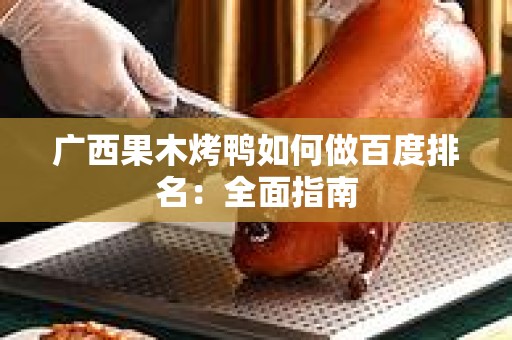 广西果木烤鸭如何做百度排名：全面指南