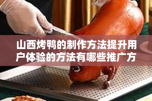 山西烤鸭的制作方法提升用户体验的方法有哪些推广方式有哪些