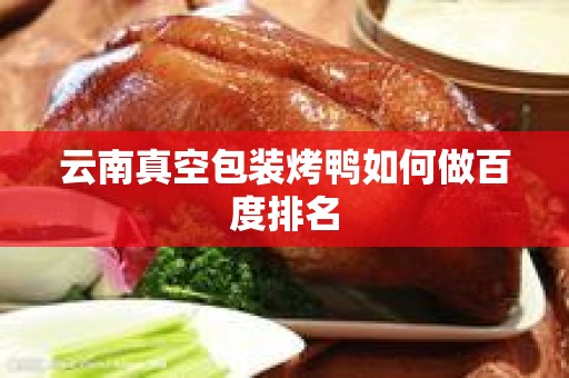 云南真空包装烤鸭如何做百度排名