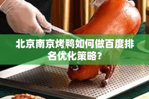 北京南京烤鸭如何做百度排名优化策略？