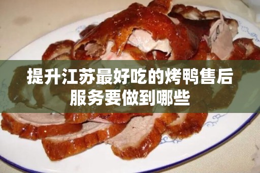 提升江苏最好吃的烤鸭售后服务要做到哪些