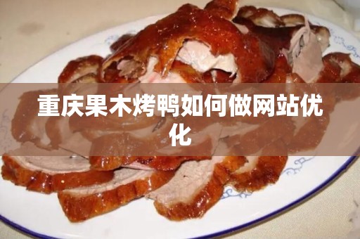重庆果木烤鸭如何做网站优化