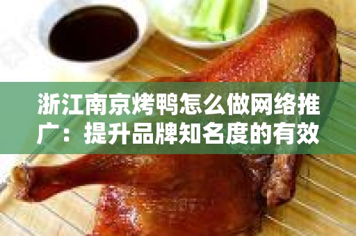 浙江南京烤鸭怎么做网络推广：提升品牌知名度的有效策略