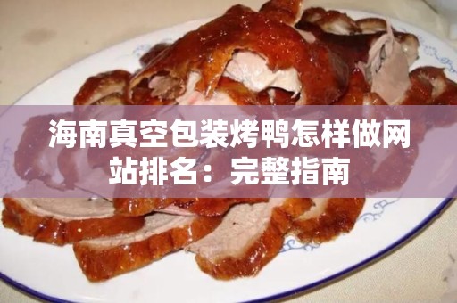 海南真空包装烤鸭怎样做网站排名：完整指南