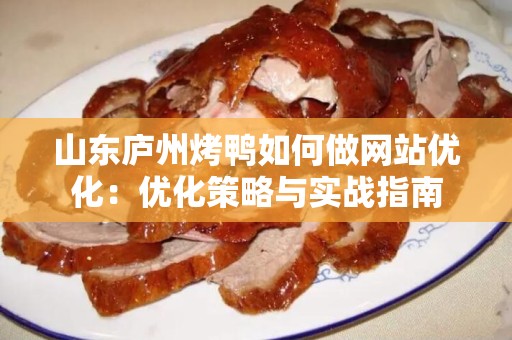 山东庐州烤鸭如何做网站优化：优化策略与实战指南