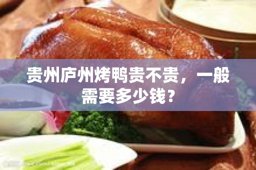 贵州庐州烤鸭贵不贵，一般需要多少钱？