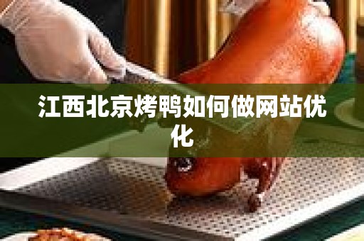江西北京烤鸭如何做网站优化