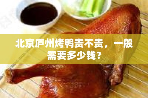 北京庐州烤鸭贵不贵，一般需要多少钱？