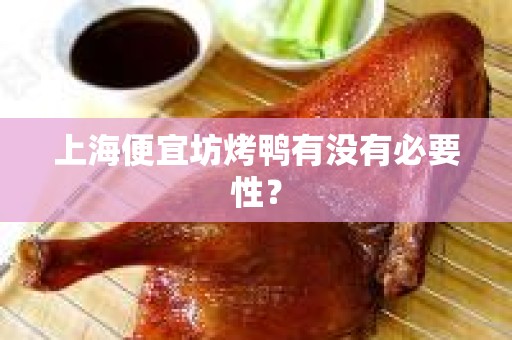 上海便宜坊烤鸭有没有必要性？