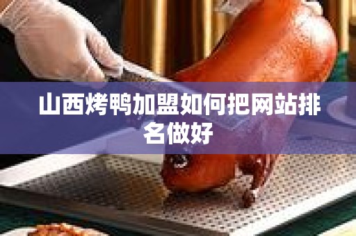 山西烤鸭加盟如何把网站排名做好