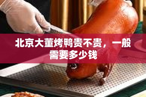 北京大董烤鸭贵不贵，一般需要多少钱