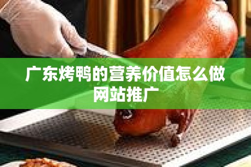 广东烤鸭的营养价值怎么做网站推广