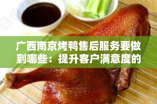 广西南京烤鸭售后服务要做到哪些：提升客户满意度的关键策略