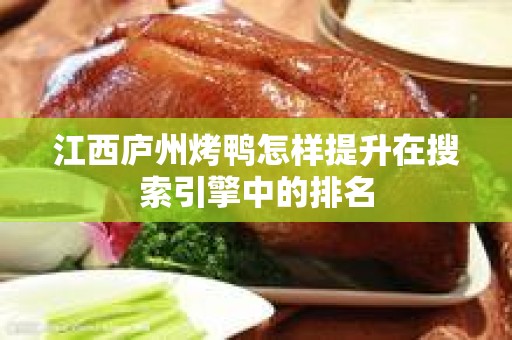 江西庐州烤鸭怎样提升在搜索引擎中的排名