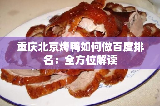 重庆北京烤鸭如何做百度排名：全方位解读