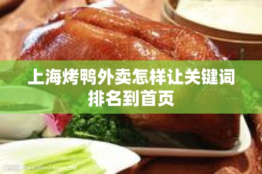 上海烤鸭外卖怎样让关键词排名到首页