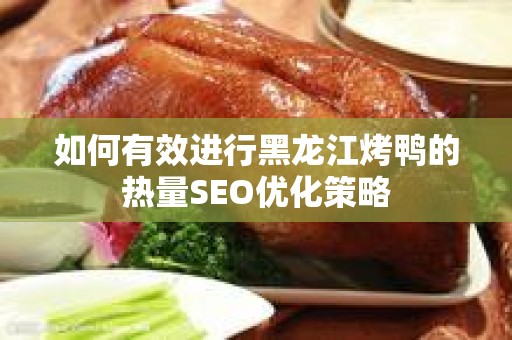 如何有效进行黑龙江烤鸭的热量SEO优化策略