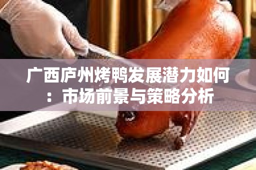 广西庐州烤鸭发展潜力如何：市场前景与策略分析