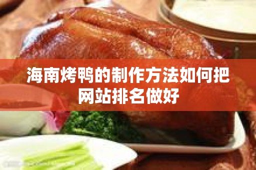 海南烤鸭的制作方法如何把网站排名做好