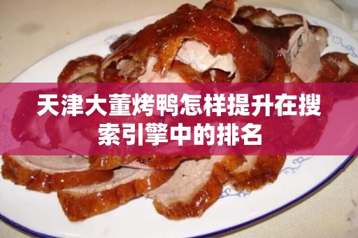 天津大董烤鸭怎样提升在搜索引擎中的排名