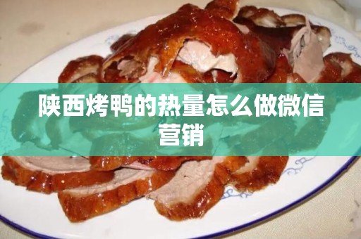 陕西烤鸭的热量怎么做微信营销