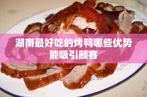 湖南最好吃的烤鸭哪些优势能吸引顾客