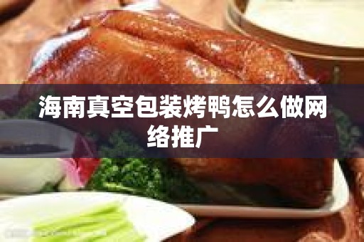 海南真空包装烤鸭怎么做网络推广