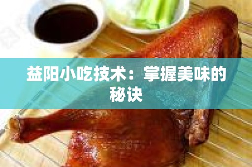 益阳小吃技术：掌握美味的秘诀