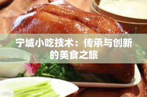 宁城小吃技术：传承与创新的美食之旅
