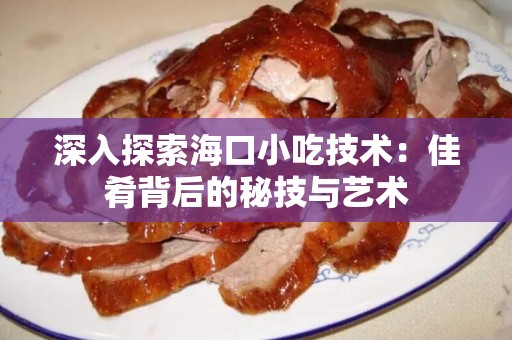 深入探索海口小吃技术：佳肴背后的秘技与艺术