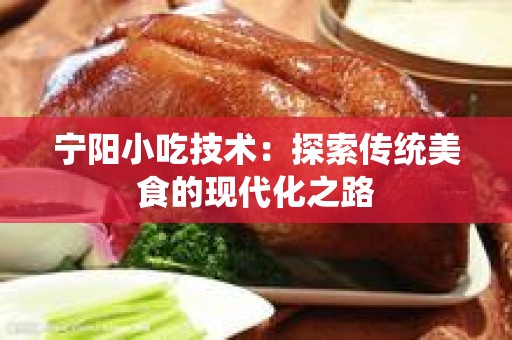 宁阳小吃技术：探索传统美食的现代化之路