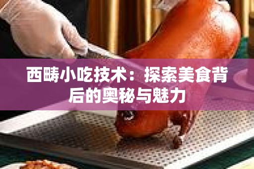 西畴小吃技术：探索美食背后的奥秘与魅力