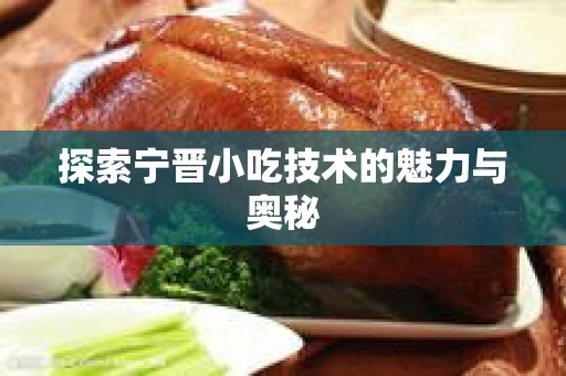 探索宁晋小吃技术的魅力与奥秘