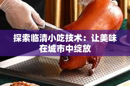 探索临清小吃技术：让美味在城市中绽放