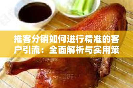 推客分销如何进行精准的客户引流：全面解析与实用策略