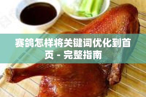 赛鸽怎样将关键词优化到首页 - 完整指南