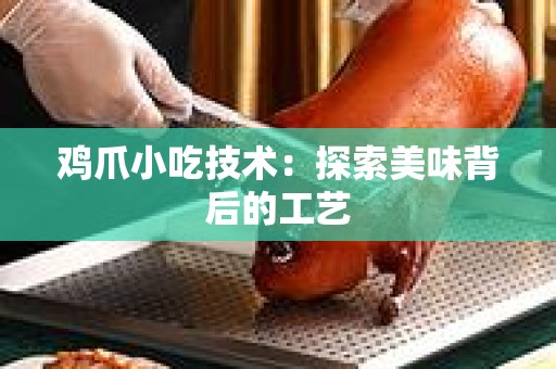 鸡爪小吃技术：探索美味背后的工艺