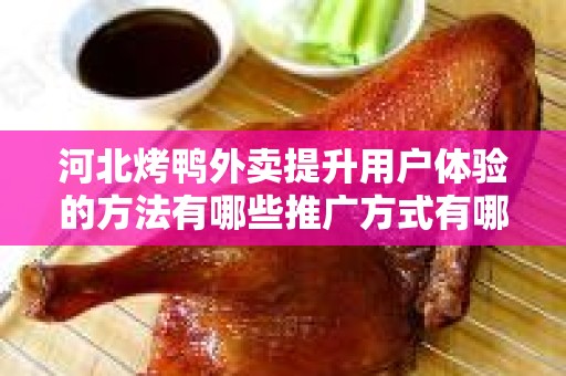 河北烤鸭外卖提升用户体验的方法有哪些推广方式有哪些